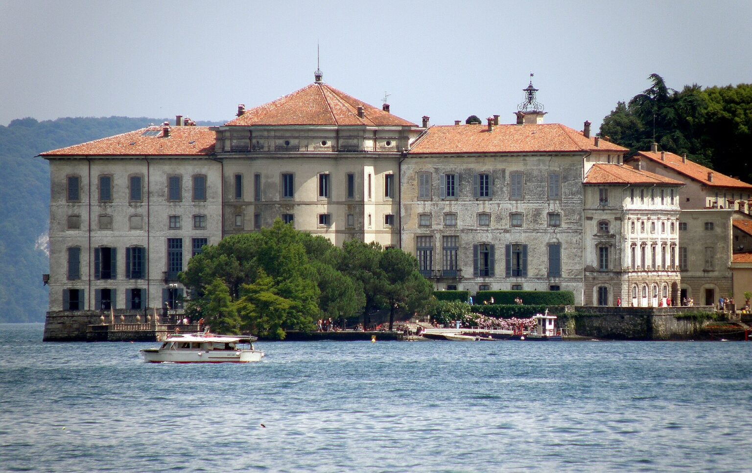 Isola Bella e il Palazzo Borromeo visti da Baveno, Lago Maggiore