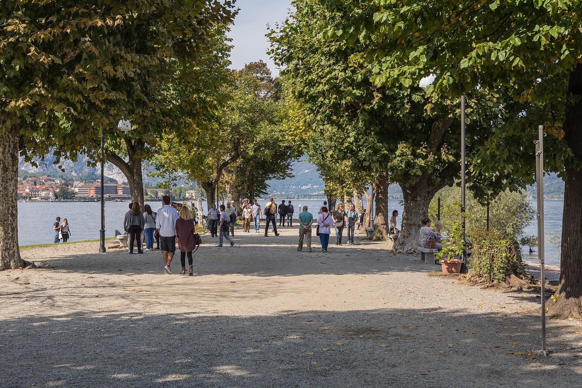 Vicolo del borgo di Isola dei Pescatori, Isole Borromee
